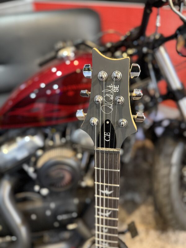 PRS SE CE24 STANDARD SATIN ELECTRIC GUITAR IN VINTAGE CHERRY - Image 4