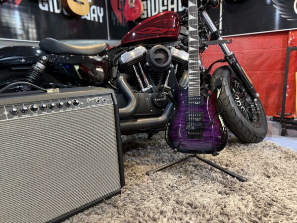 NEW !!!Jackson JS32Q Dinky Archtop Transparent Purple Burst - Image 8