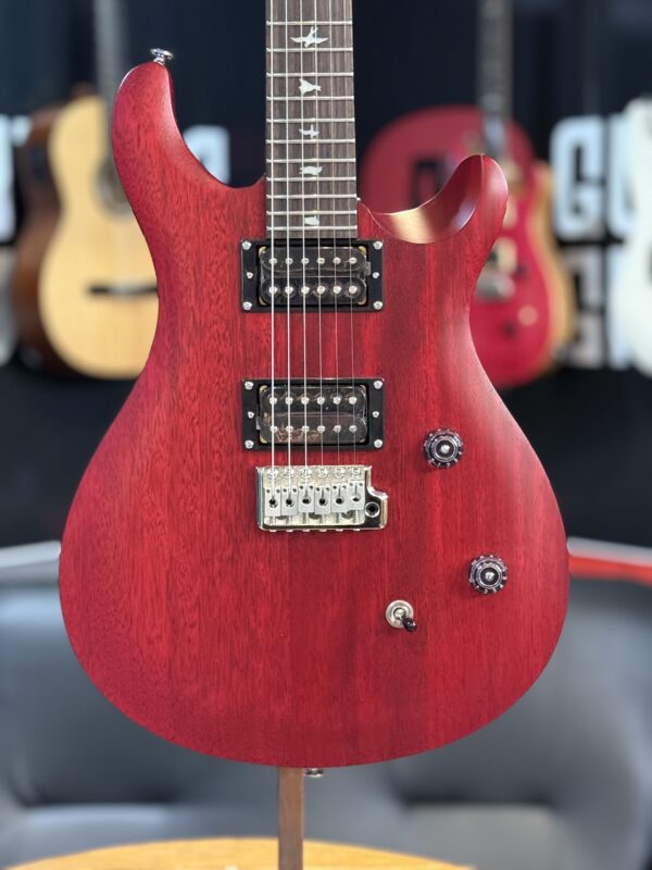 PRS SE CE24 STANDARD SATIN ELECTRIC GUITAR IN VINTAGE CHERRY - Image 3