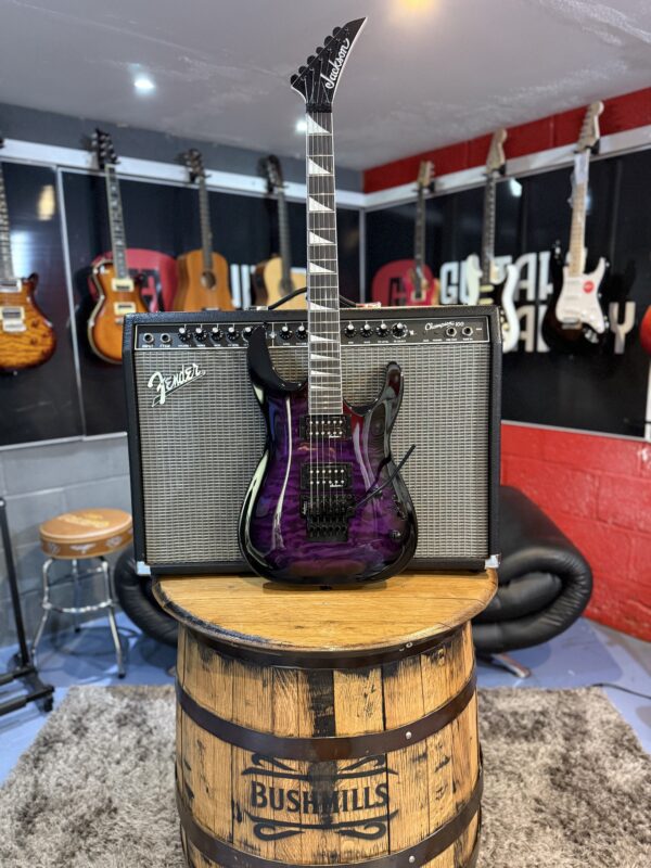 NEW !!!Jackson JS32Q Dinky Archtop Transparent Purple Burst - Image 5
