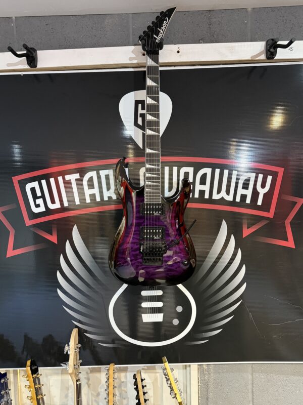 NEW !!!Jackson JS32Q Dinky Archtop Transparent Purple Burst - Image 3