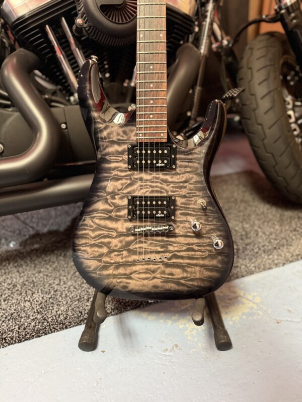 Schecter C-6 Plus Trans Black Burst - Image 8