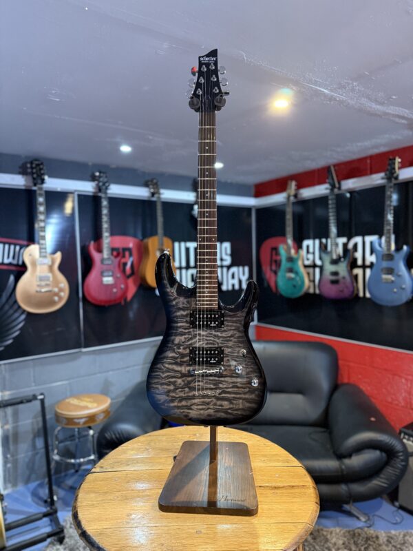 Schecter C-6 Plus Trans Black Burst - Image 5