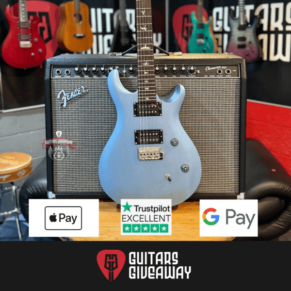 PRS SE CE24 STANDARD SATIN ELECTRIC GUITAR IN ICE BLUE METALLIC