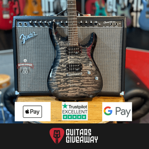 Schecter C-6 Plus Trans Black Burst