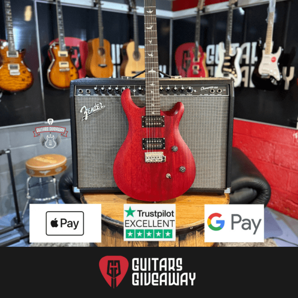 PRS SE CE24 STANDARD SATIN ELECTRIC GUITAR IN VINTAGE CHERRY