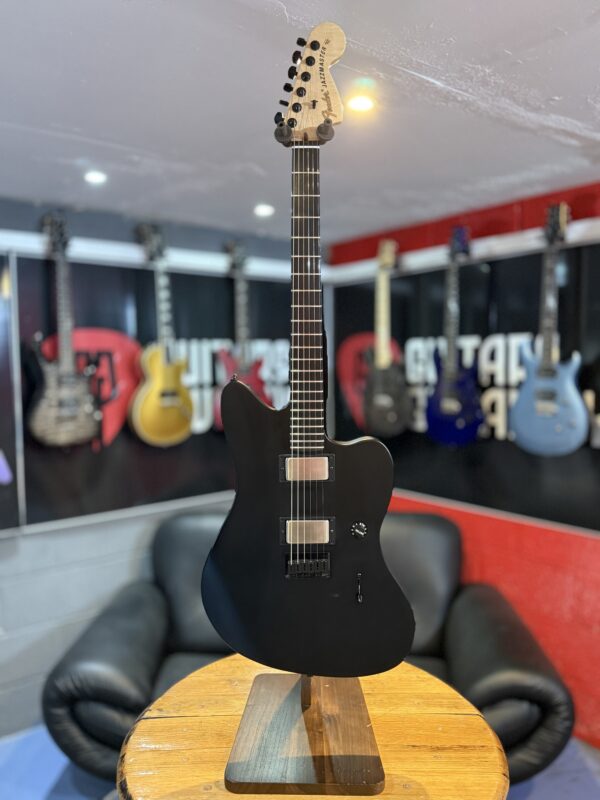 USA Fender Jim Root Jazzmaster Flat Black Ebony Fingerboard - Image 4