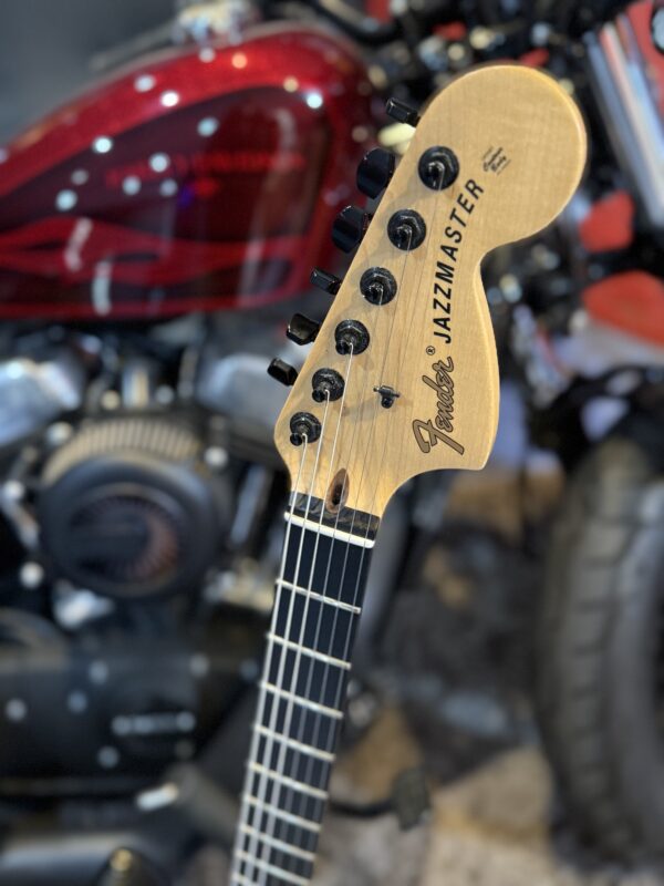 USA Fender Jim Root Jazzmaster Flat Black Ebony Fingerboard - Image 11