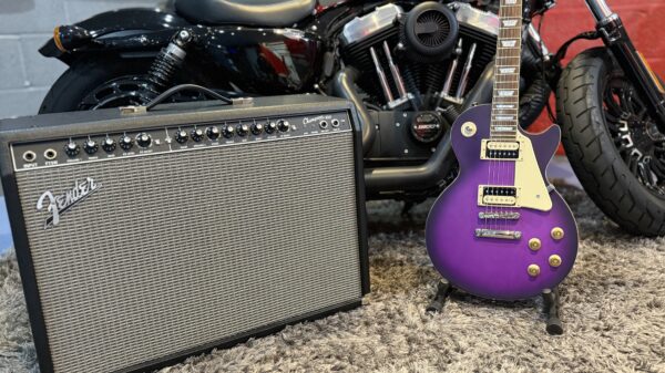 EPIPHONE LES PAUL CLASSIC WORN PURPLE - Image 3