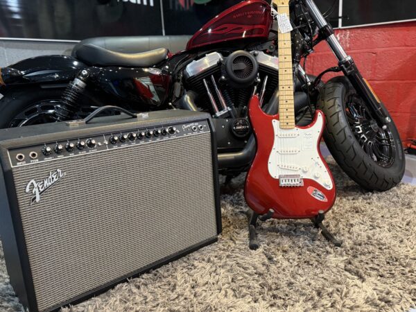 NEW FENDER STRATOCASTER IN CANDY COLA RED - Image 7