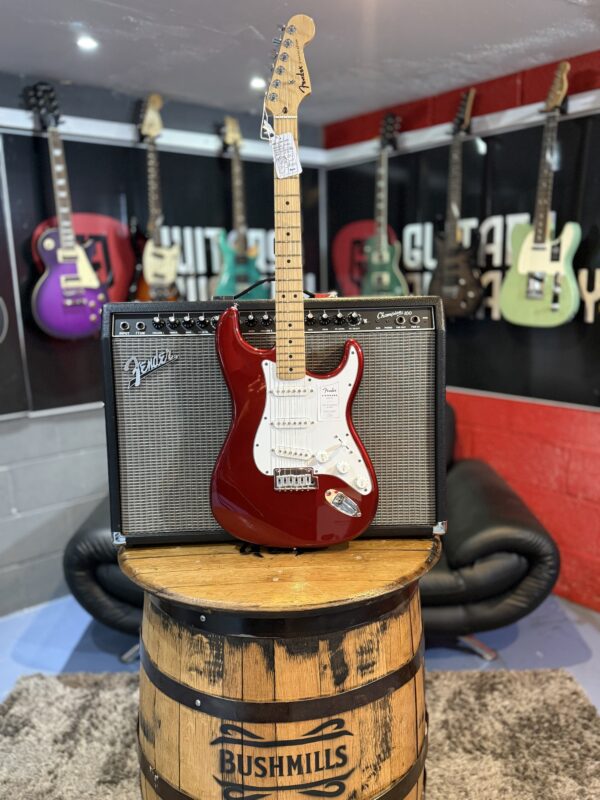 NEW FENDER STRATOCASTER IN CANDY COLA RED - Image 5