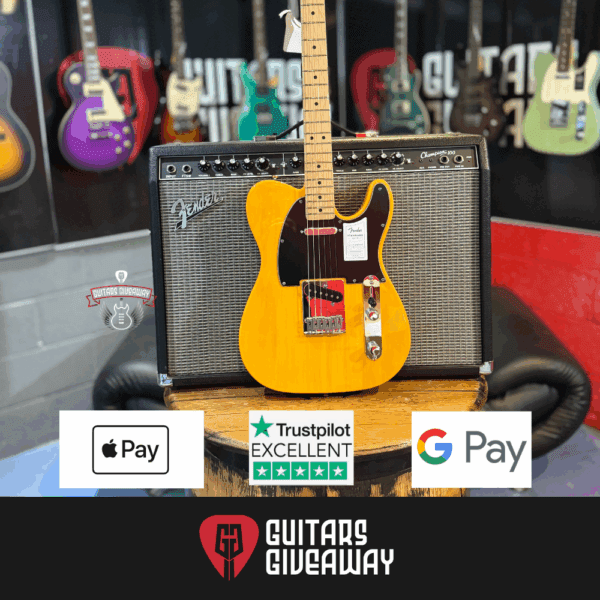 NEW FENDER TELECASTER IN BUTTERSCOTCH 6TH JULY