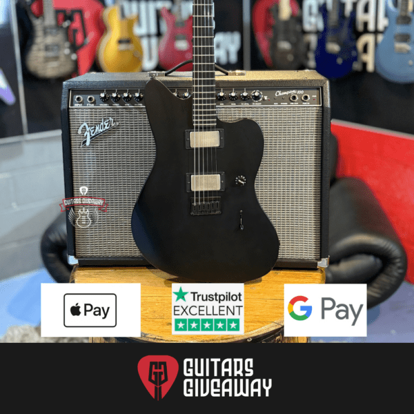 USA Fender Jim Root Jazzmaster Flat Black Ebony Fingerboard