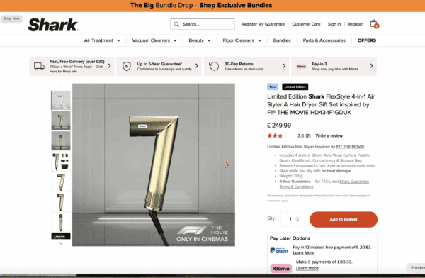 SHARK FLEX 4 in 1 STYLER - Image 3