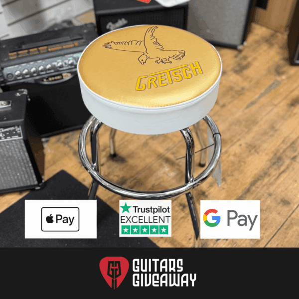 NEW GRETSCH WHITE FALCON STOOL 9TH JULY