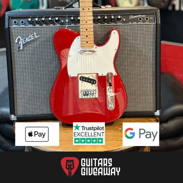 FENDER PLAYER TELECASTER IN CANDY APPLE RED