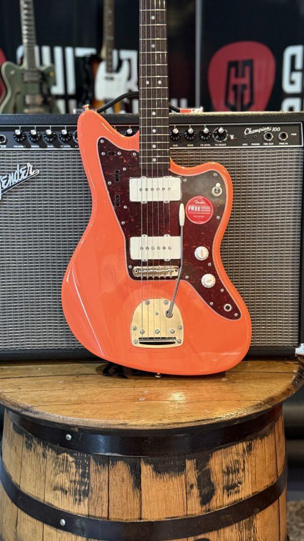 Squier Classic Vibe 60s Jazzmaster Tahitian Coral Indian Laurel - Image 2