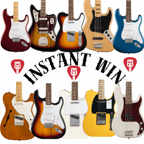 10 GUITAR INSTANT WIN !! £200 END PRIZE