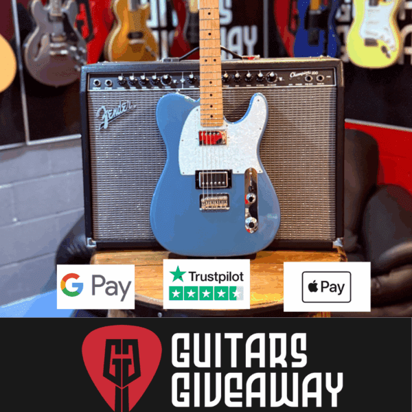 2021 FENDER HH TELECASTER PLAYER IN TIDEPOOL BLUE