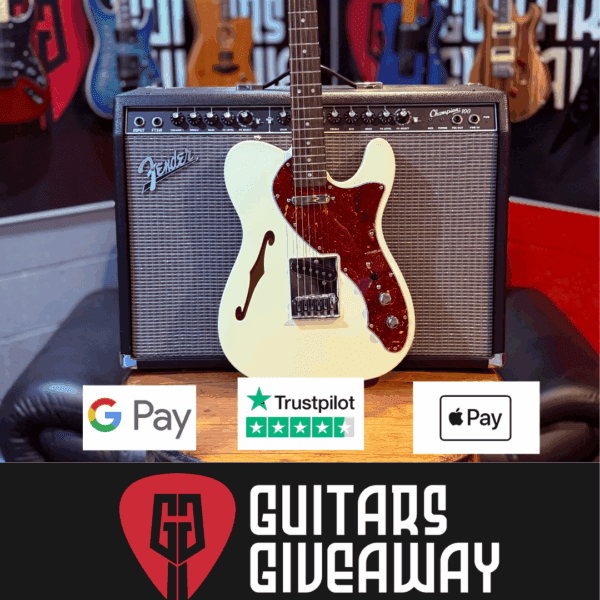 Squier 2024 Affinity Series Telecaster Thinline Indian Laurel Fingerboard Olympic White