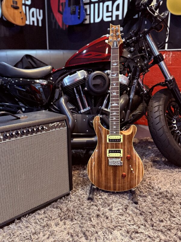PRS SE Exotic Wood Custom 24 LTD Edition, Zebrawood - Image 10