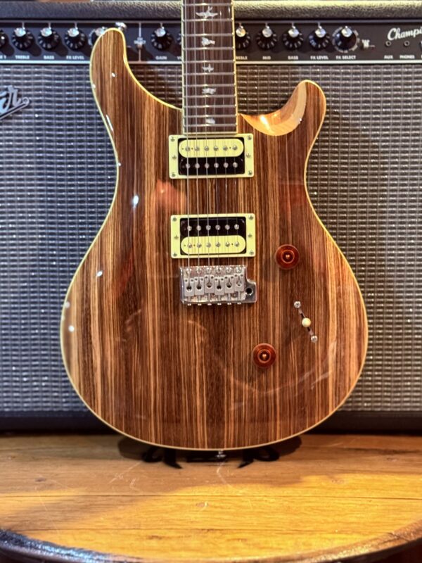 PRS SE Exotic Wood Custom 24 LTD Edition, Zebrawood - Image 6