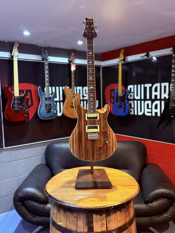PRS SE Exotic Wood Custom 24 LTD Edition, Zebrawood - Image 5