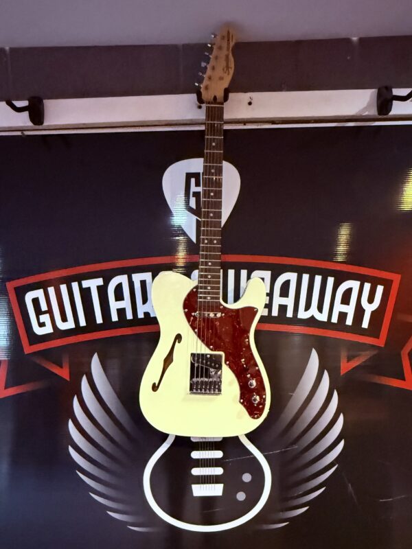 Squier 2024 Affinity Series Telecaster Thinline Indian Laurel Fingerboard Olympic White - Image 3