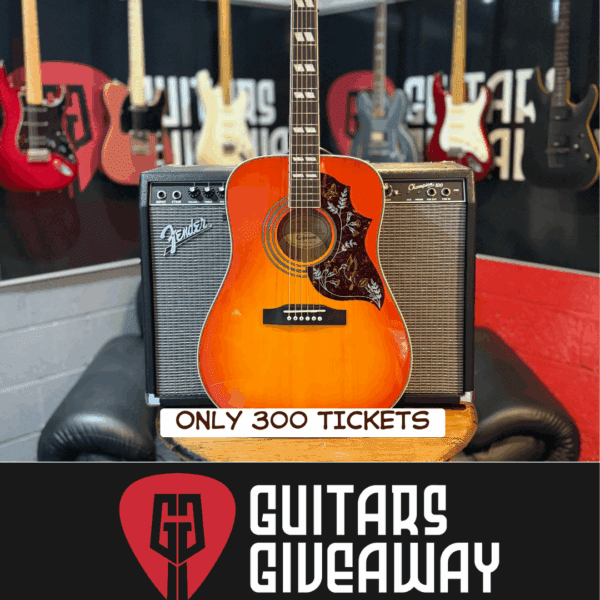 NEW EPIPHONE HUMMINGBIRD STUDIO FADED CHERRY ACOUSTIC