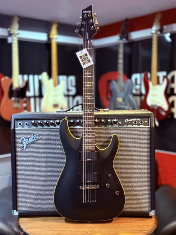 New Schecter Demon  Black Satin - Image 5