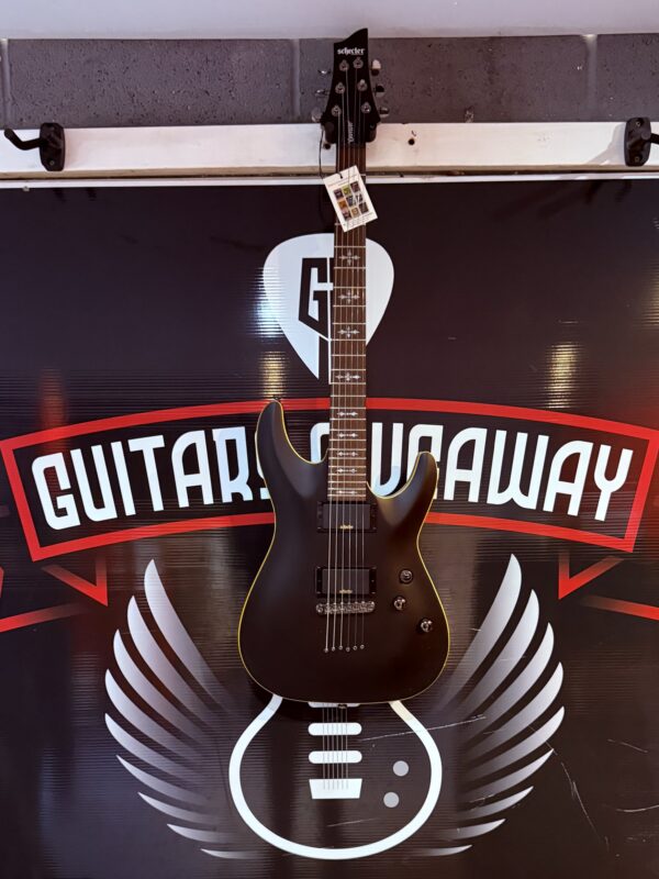 New Schecter Demon  Black Satin - Image 6