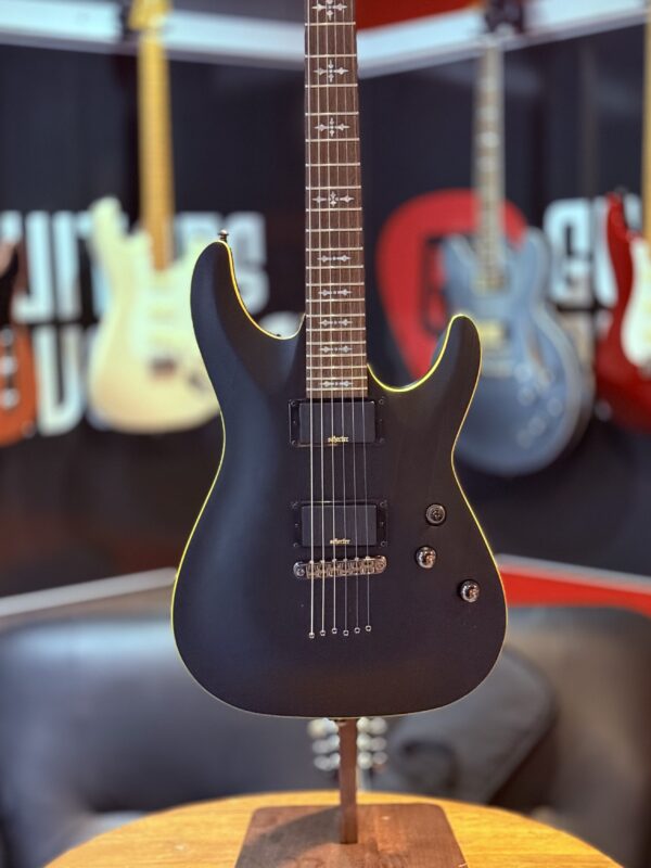 New Schecter Demon  Black Satin - Image 2