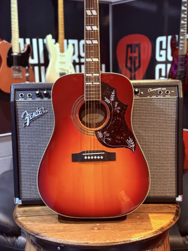 NEW EPIPHONE HUMMINGBIRD STUDIO FADED CHERRY ACOUSTIC - Image 2