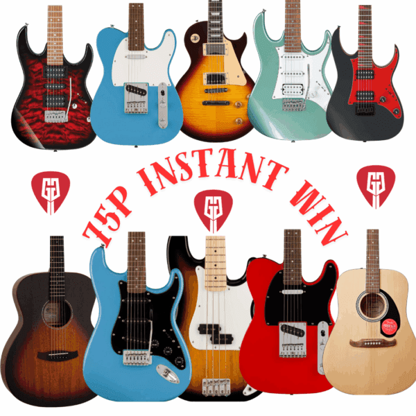 75p 15 GUITARS INSTANT WIN #2