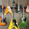 NEW EPIPHONE FUTURA FLYING V CUSTOM ELECTRIC GUITAR IN SOLARIS SHIFT